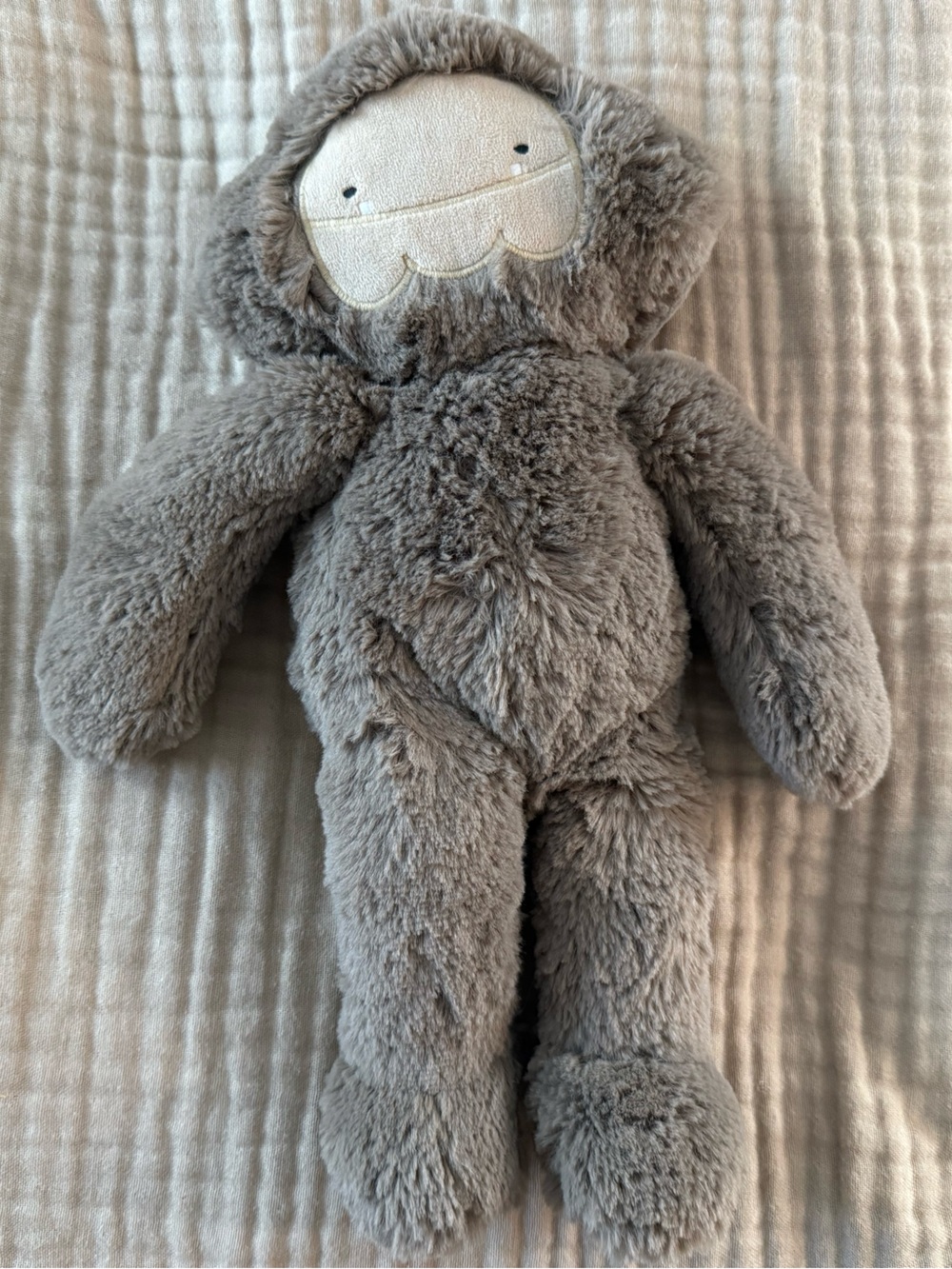 Plush Grey slumberkins Stuffed Toy - Soft Cuddly Comfort for Kids